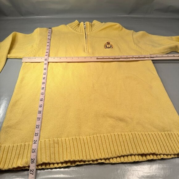 Ralph Lauren Nautical Lacoste Sweater Mens Vintage Embroidered Crest Classic - Picture 13 of 16